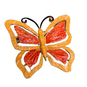 Metal art butterfly Brooch by jj